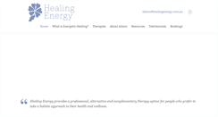 Desktop Screenshot of healingenergy.com.au